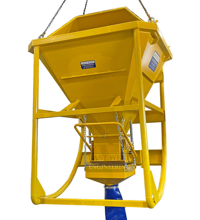 CKROF Concrete Kibble Laydown - Clamshell Gate